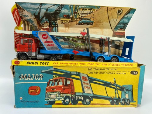 Corgi 1138 car transporter - corgi,